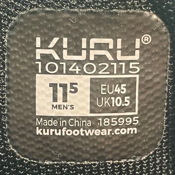 NWOT Kuru Quest Hiking Boots Ankle Cushioned, Black, Leather, Men's Size 11.5 - Picture 8 of 8